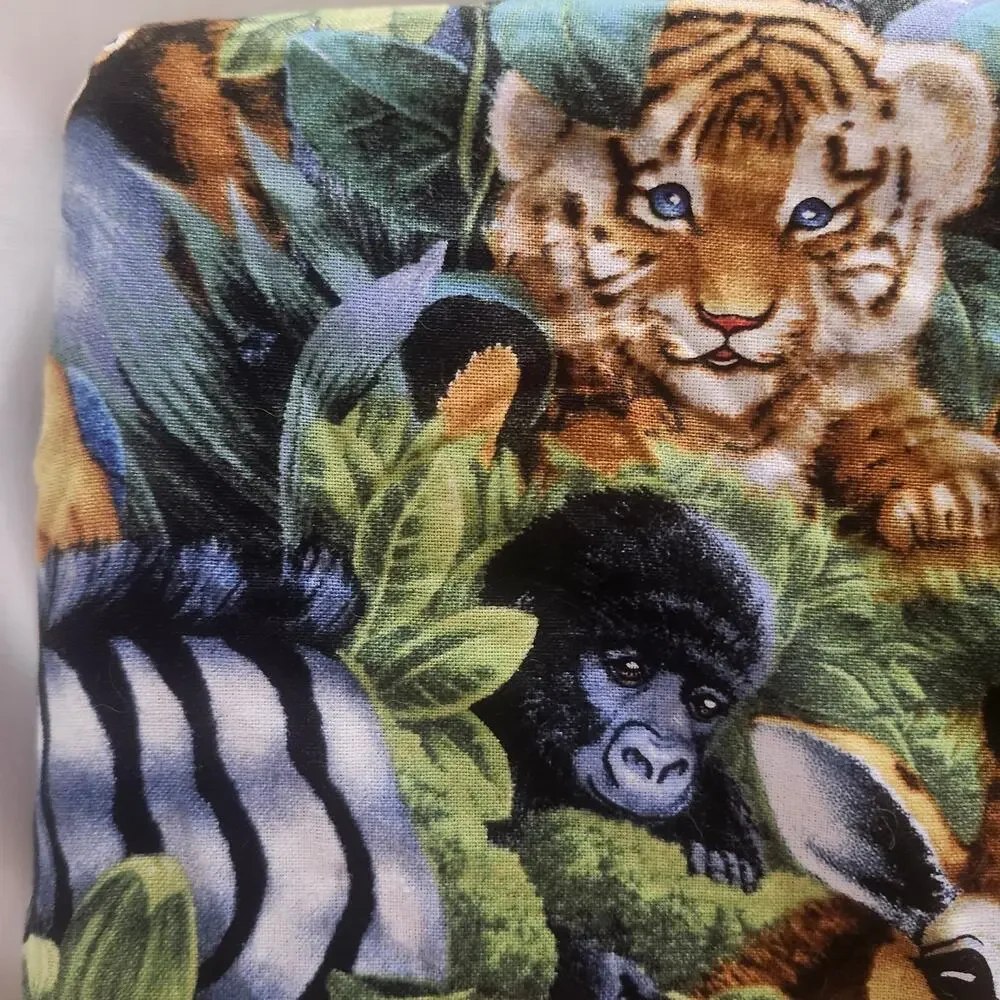 Animal Print Full Coverage QSnap Dust Guard Cover 8 inch Elastic Handmade B16